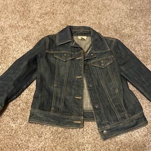 Ann Taylor Loft Dark Jean Jacket - Size 2